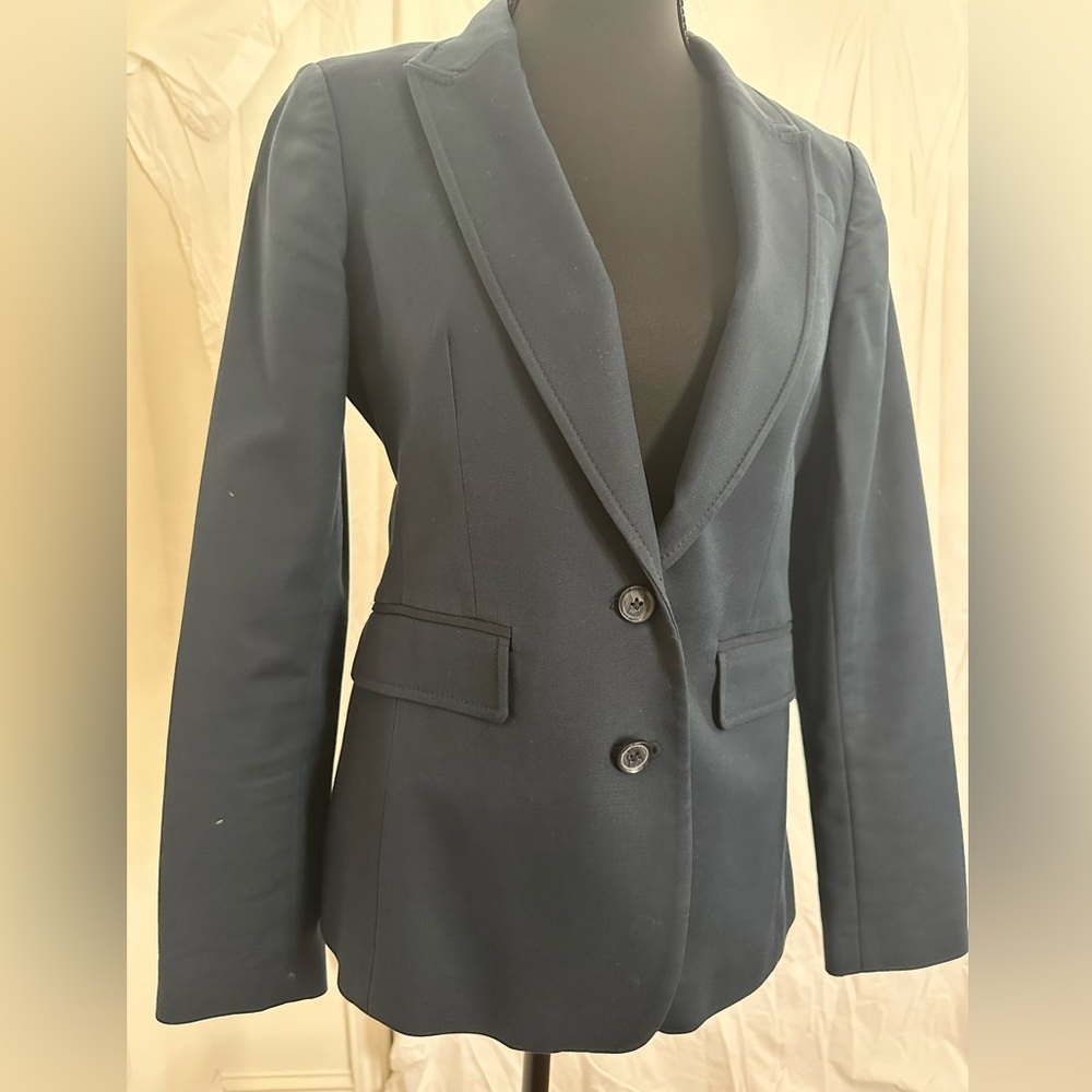 Navy Blazer With Two-Button Closure - image 1